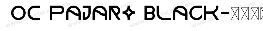  OC Pájaro Black字体转换